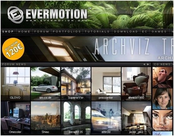 石尧作品二次入选EVERMOTION最佳作品集