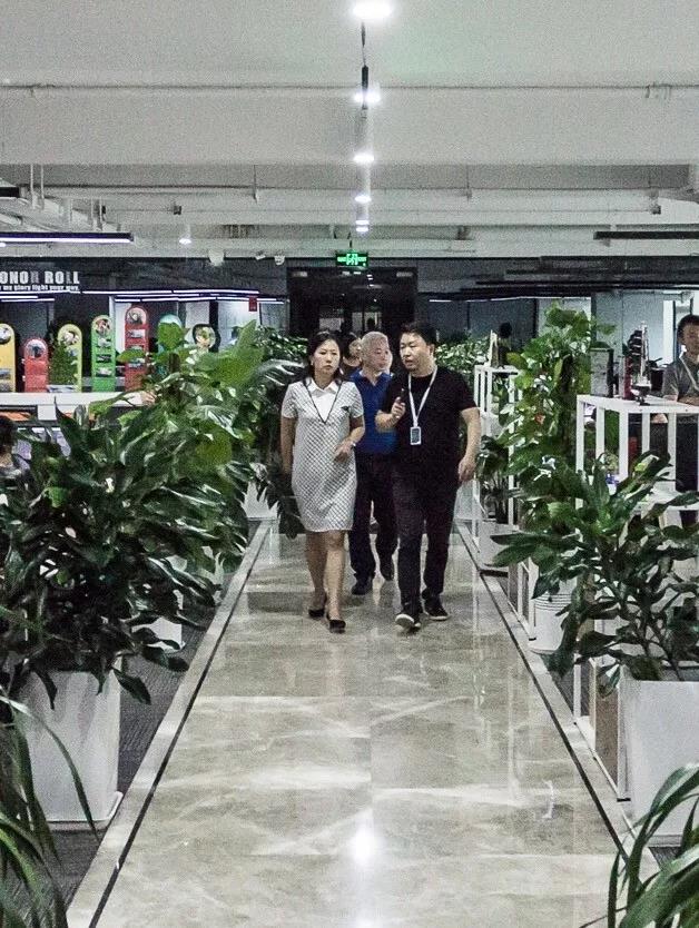 成都市新经济委副主任周洪等一行领导莅临PG娱乐参观考察